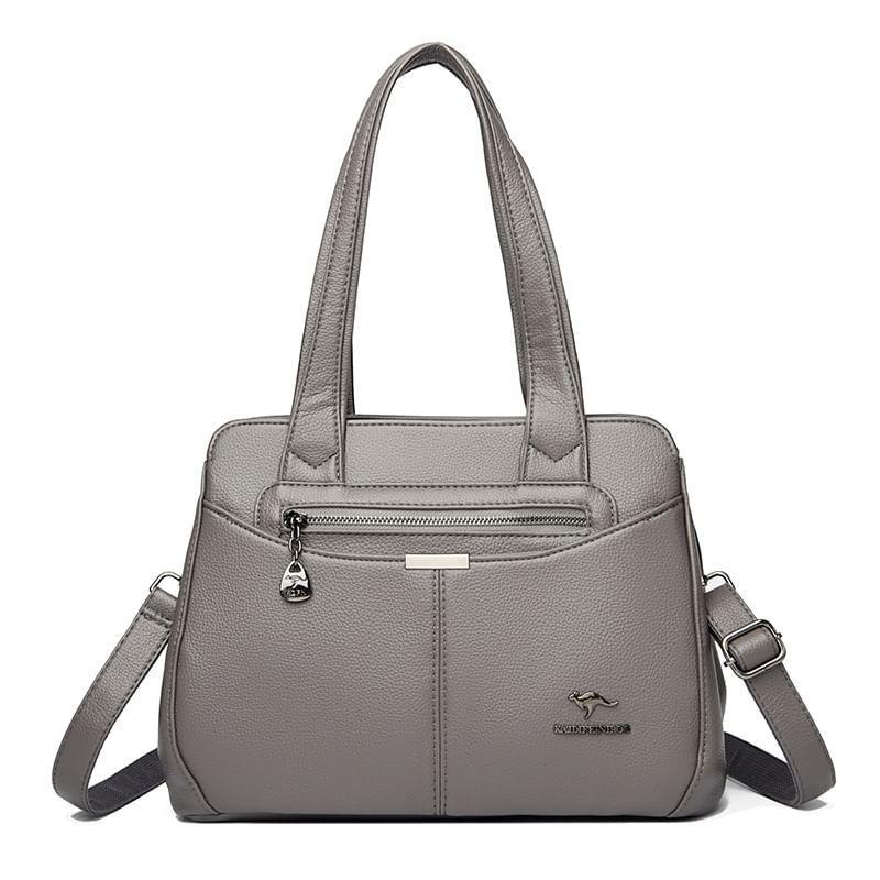 Faux Leather Tote Bag Product Image