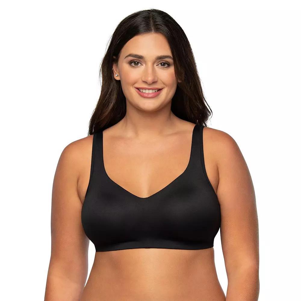 Vanity Fair Lingerie Beyond Comfort Simple Sizing Wireless Bra 72204, Womens Black Black Product Image