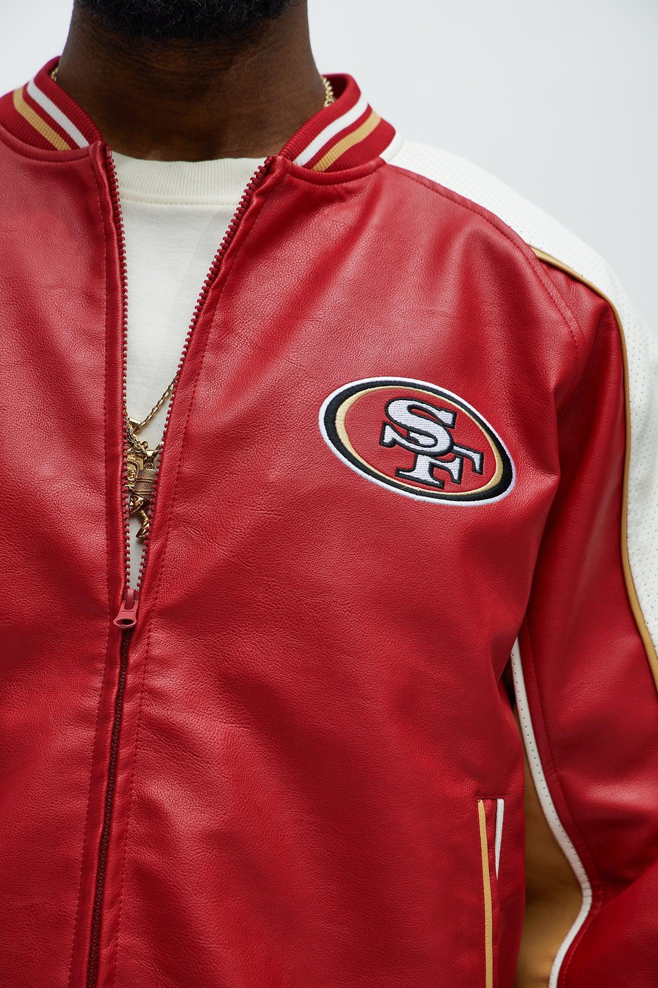 49ers High Standard Jacket - Red/White Product Image