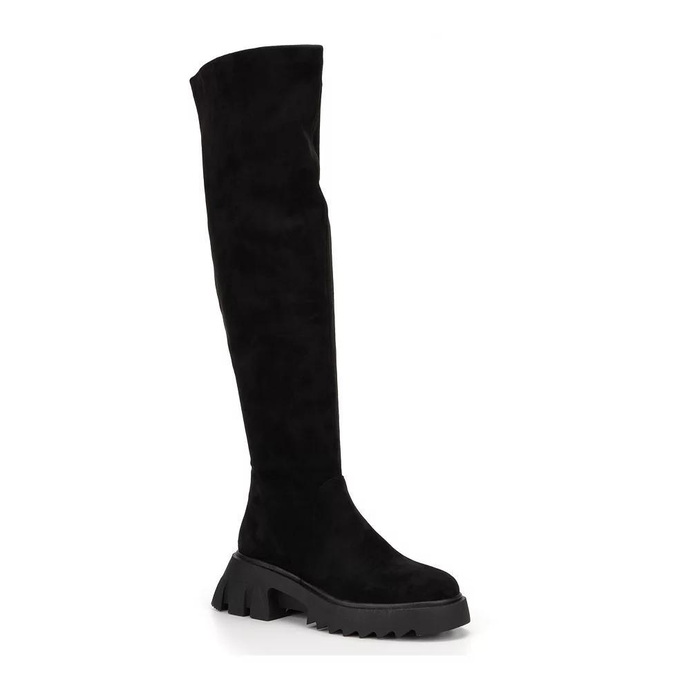 Torgeis Alfie Women's Knee-High Boots, Size: 8, Black Product Image
