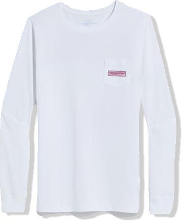Women's Classic Logo Box Long-Sleeve Pocket Tee Product Image