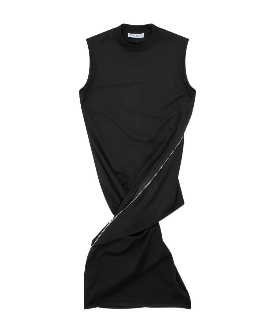 JW ANDERSON Asymmetric Sleeveless Top In Black Product Image