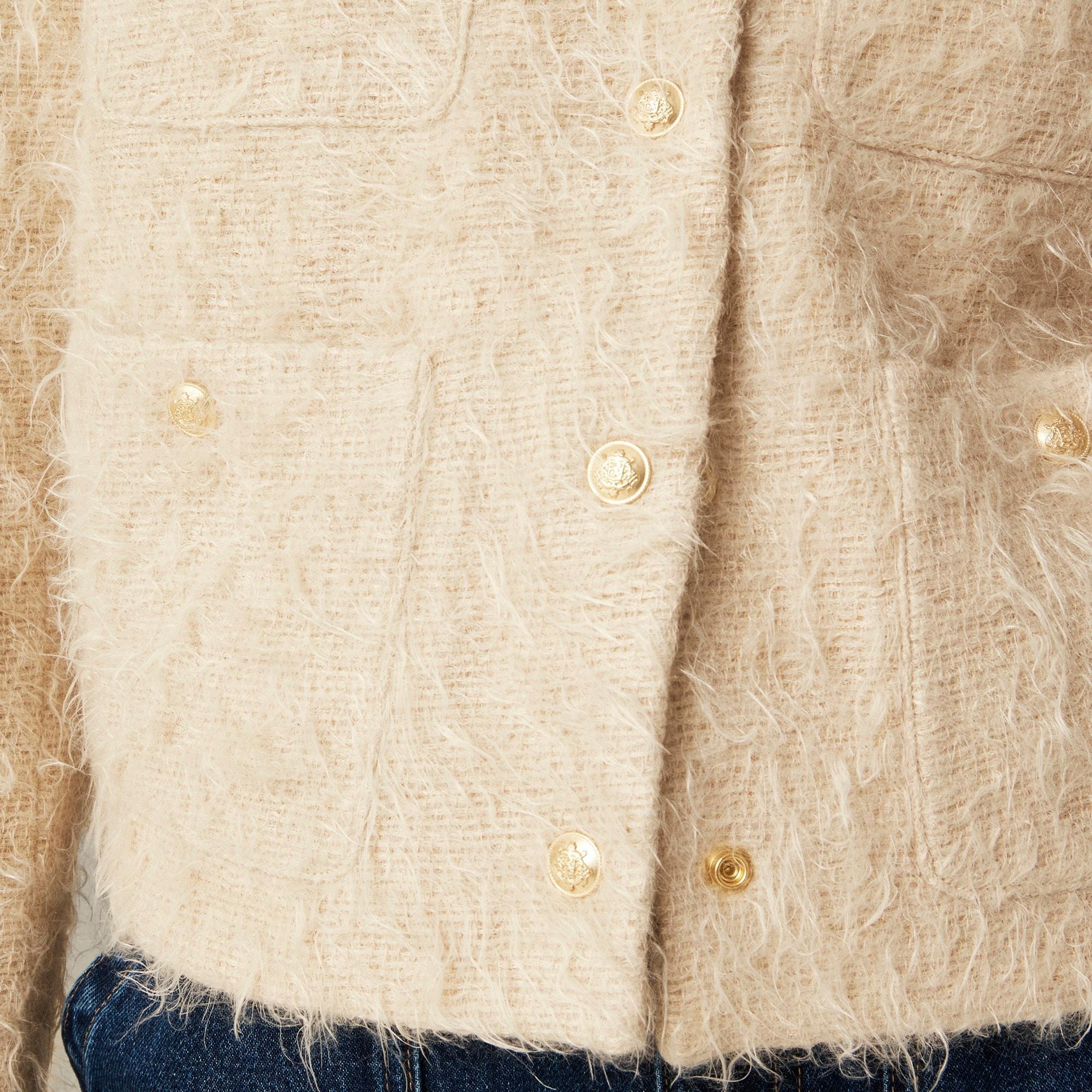 Collection lady jacket in brushed wool blend Product Image