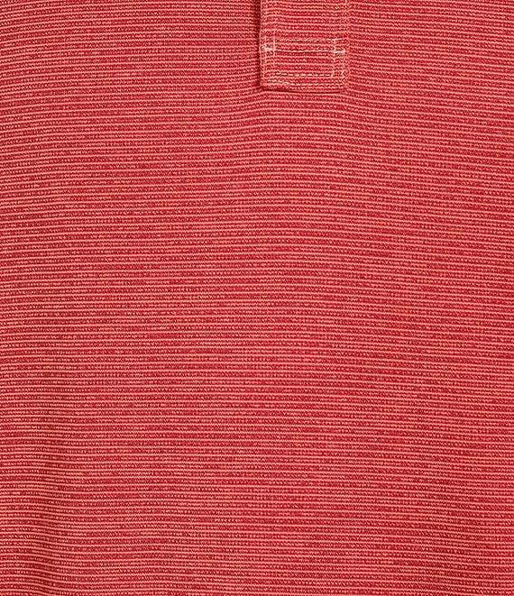 Roundtree & Yorke Short Sleeve Stripe Polynosic Polo Shirt Product Image