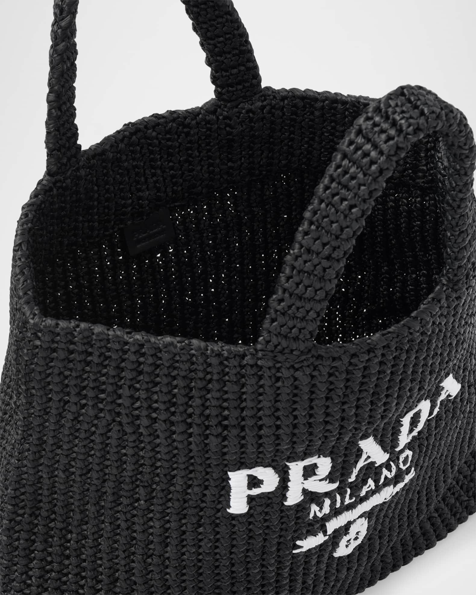Logo Raffia Shoulder Bag Product Image