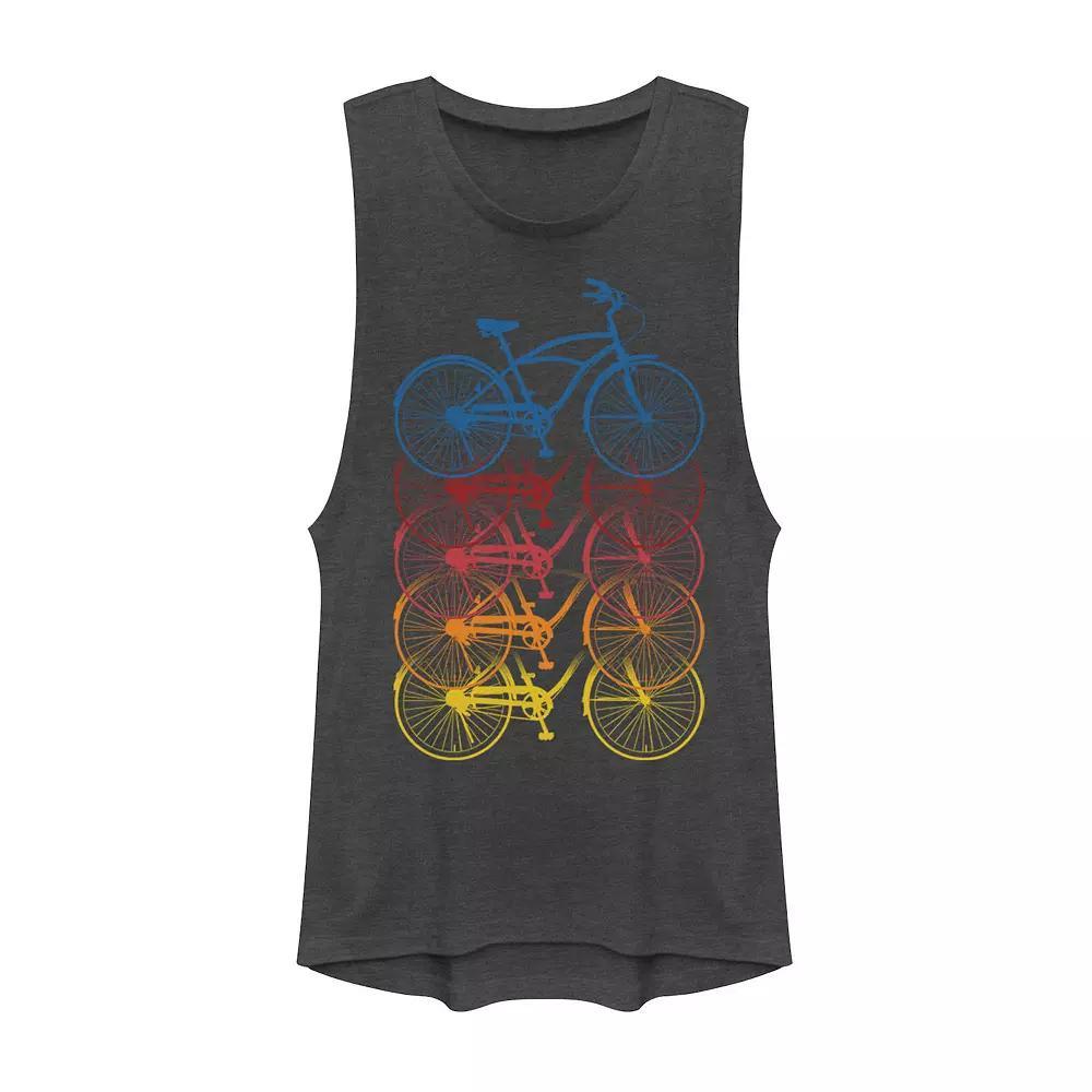Juniors' Scooby-Doo Mystery Machine Muscle Graphic Tank Top, Girl's, Size: XS, Grey Product Image