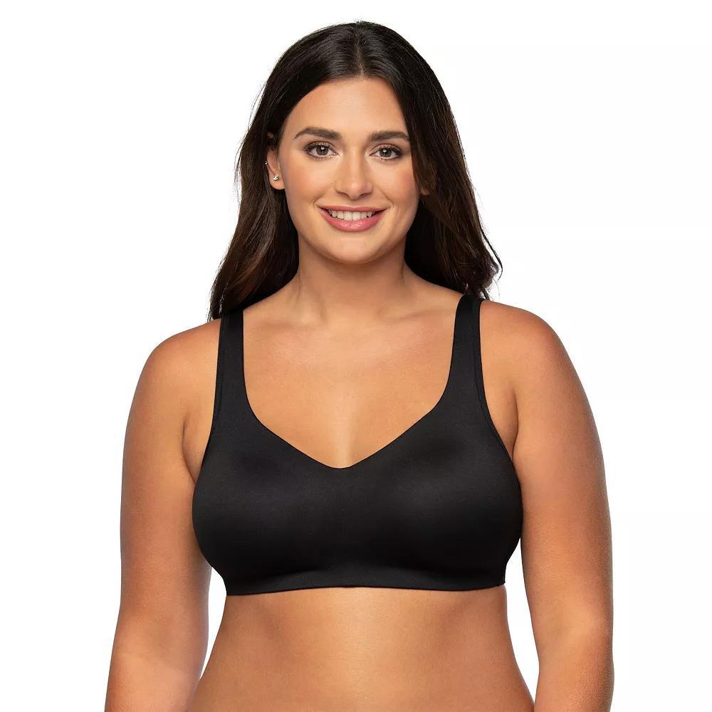 Vanity Fair Lingerie Beyond Comfort Simple Sizing Wireless Bra 72204, Womens Black Black Product Image
