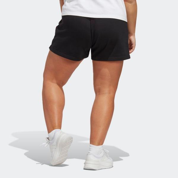 Plus Size adidas Essentials Linear French Terry Shorts, Womens Product Image