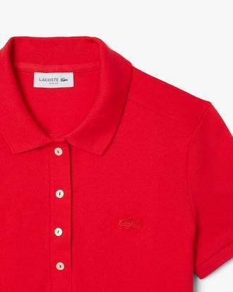 Slim Fit Stretch Piqué Polo Dress Product Image