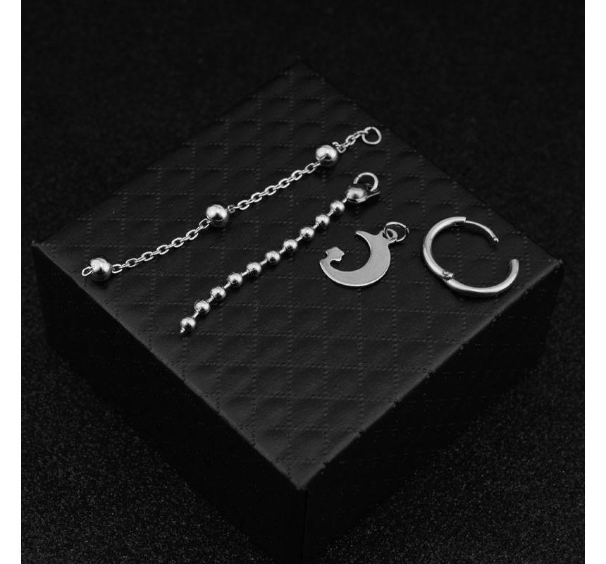 Moon Chain Tassel Earring / Clip-On Earring Product Image
