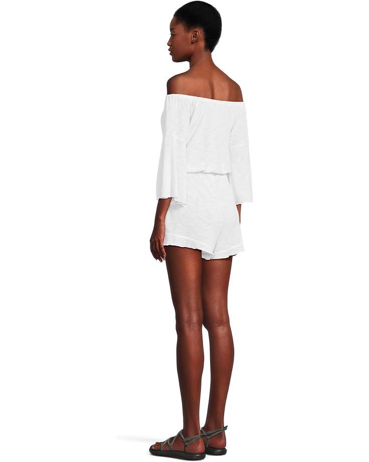 Breezy Basics Off The Shoulder Romper Cover-Up Product Image