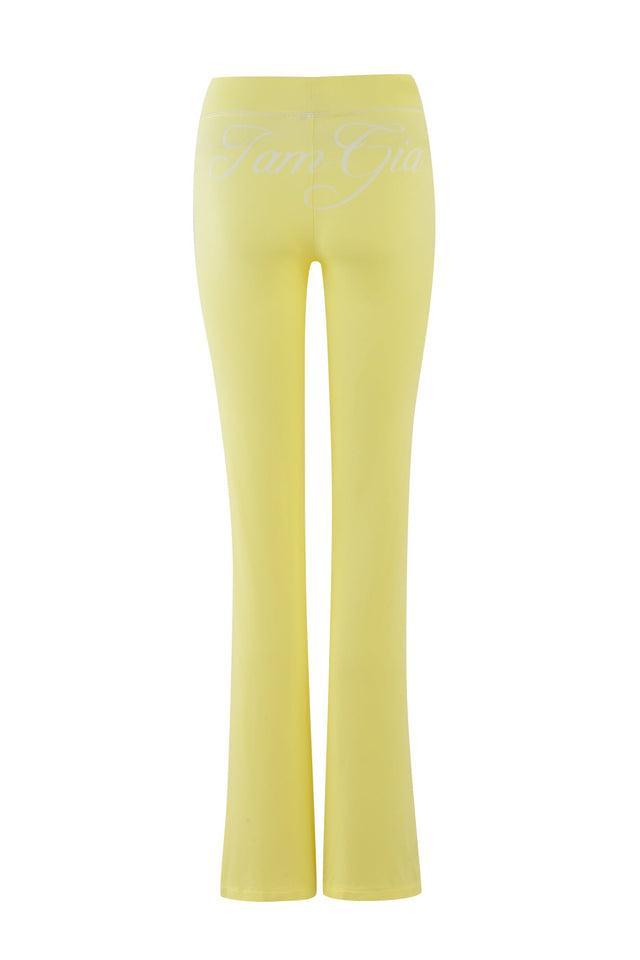 BLARE TRACKPANT - YELLOW : PALE YELLOW Product Image