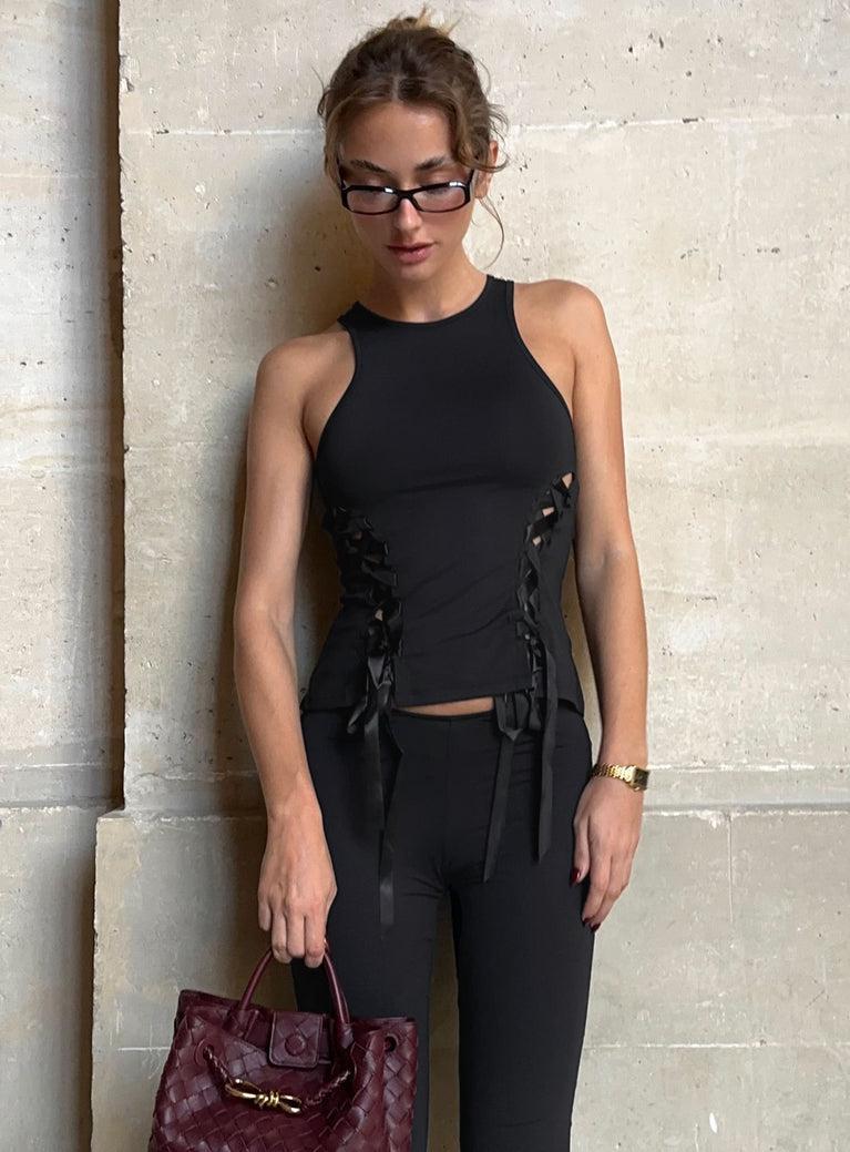 Bisous Top Black Product Image