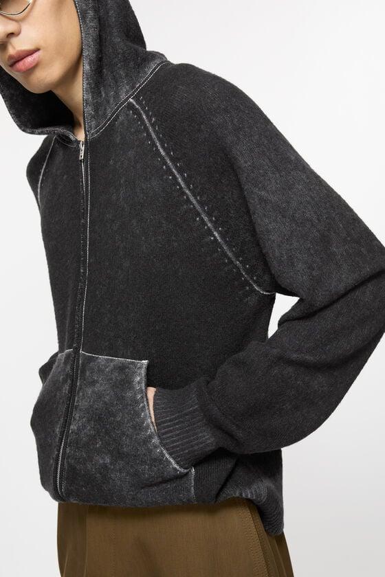 Hooded zipper sweater Product Image