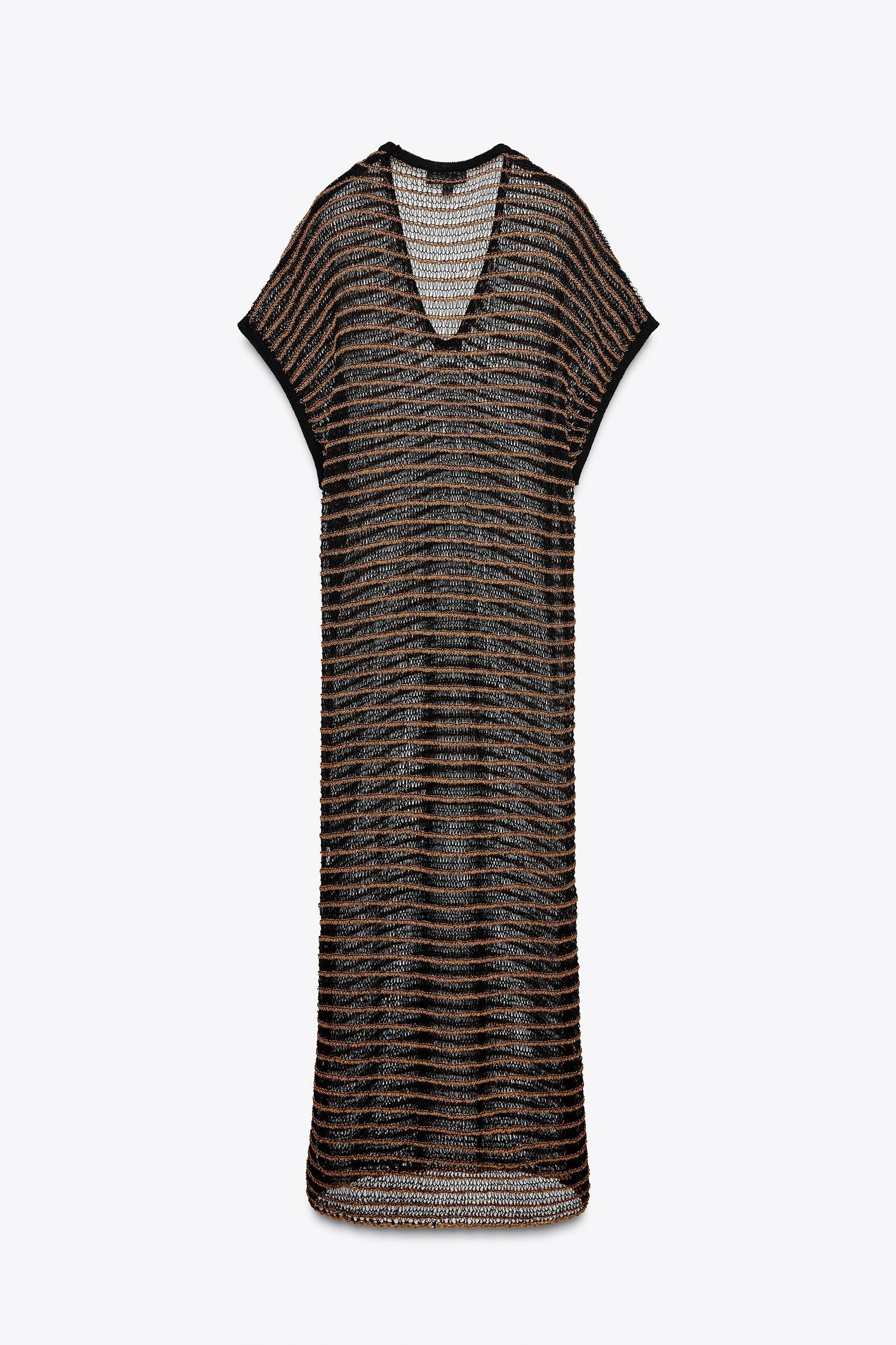 OPEN KNIT DRESS Product Image