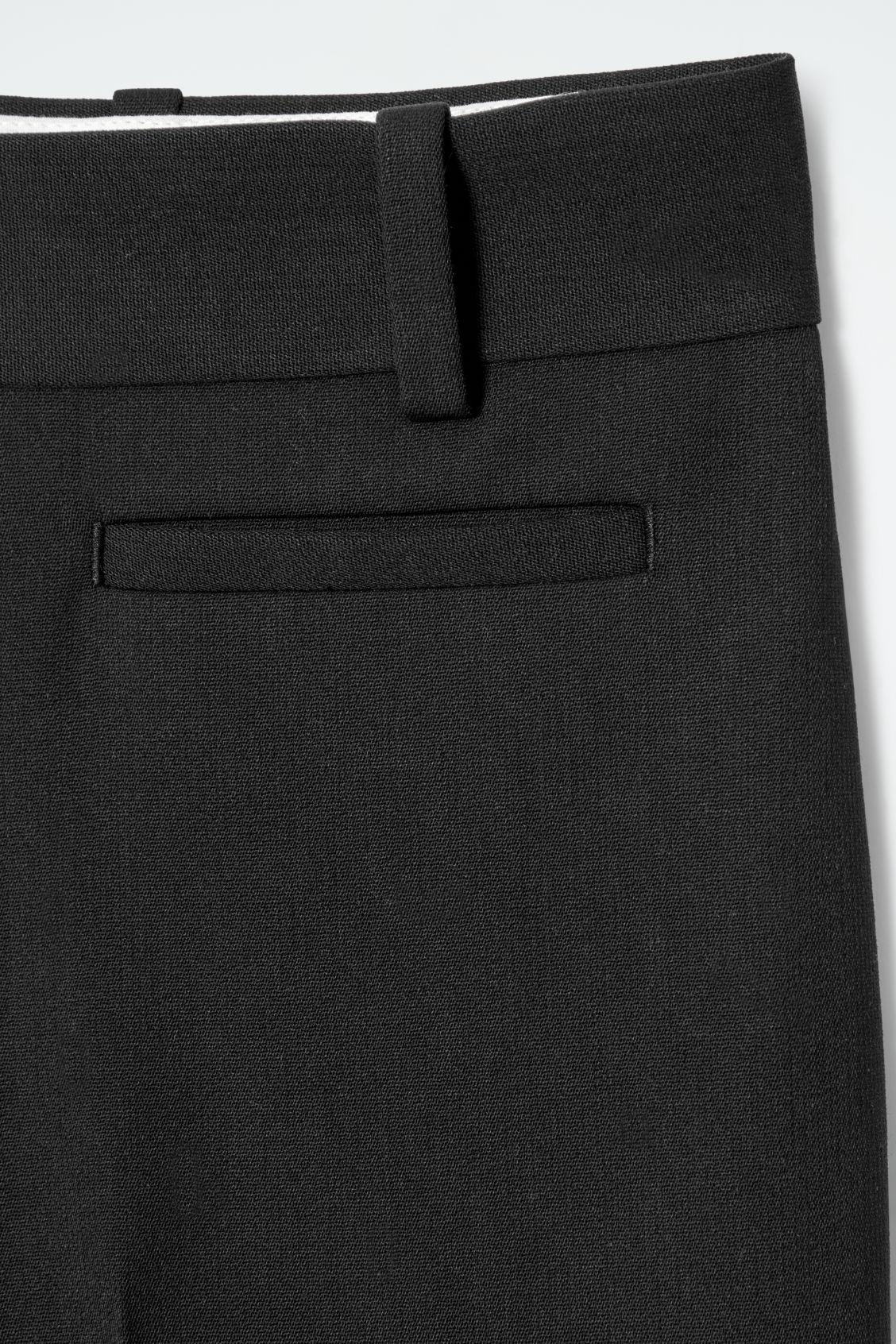 TAILORED WOOL SLIM-LEG PANTS Product Image