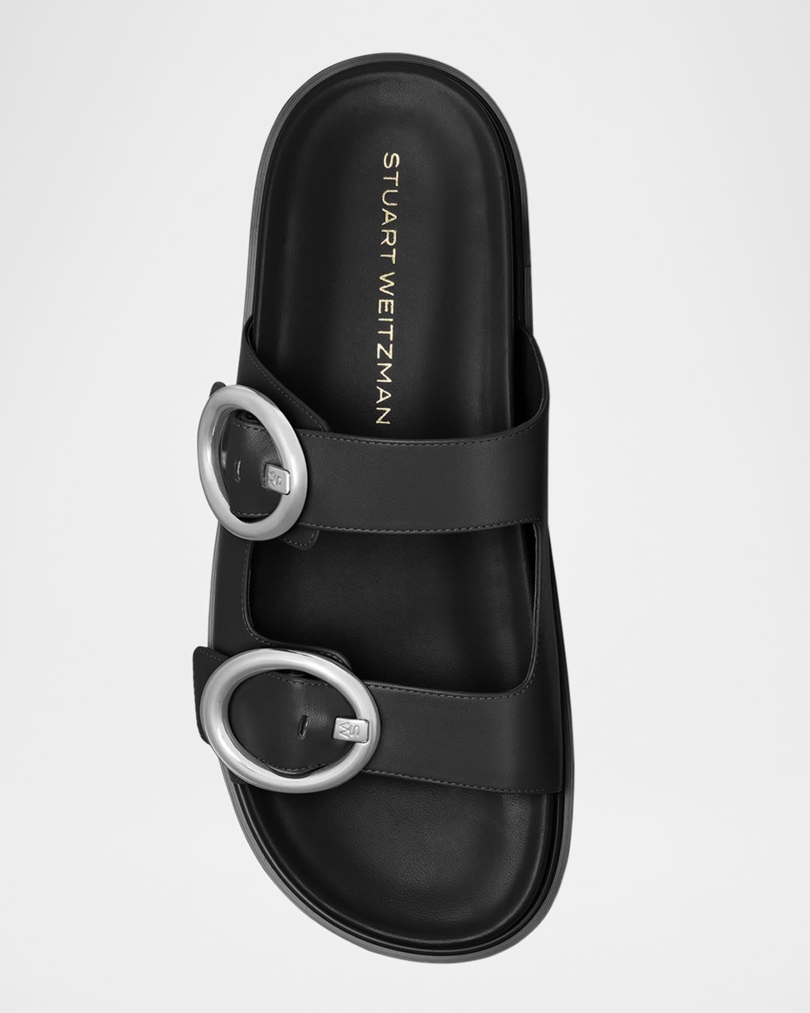 Benni Leather Dual-Strap Sport Slide Sandals Product Image