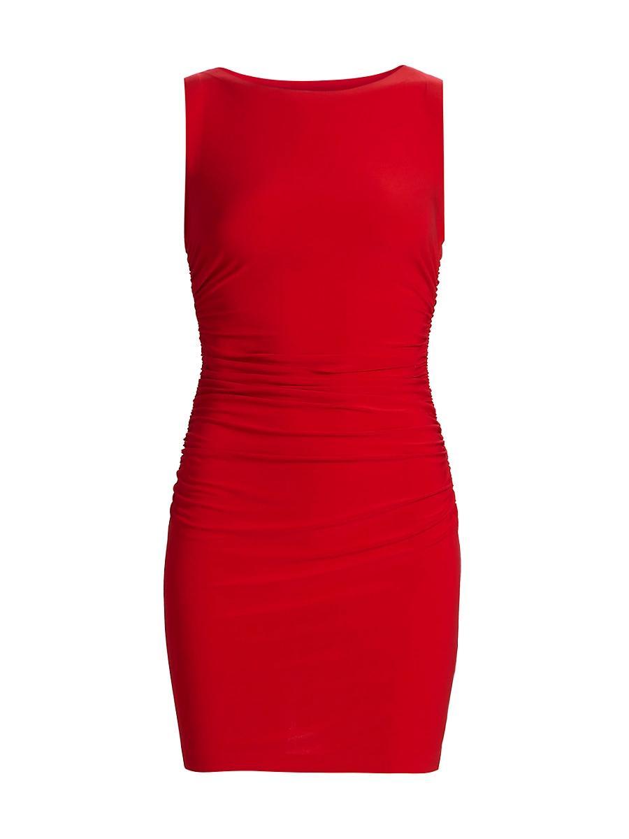 Womens Shirred Slim-Fit Minidress Product Image