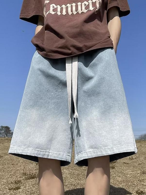 Men's Ombre Wash Drawstring Shorts Product Image