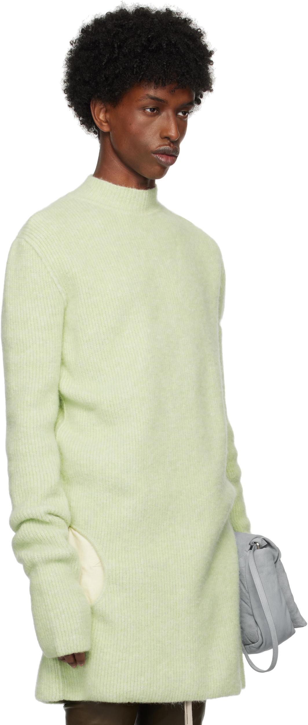 RICK OWENS Green Porterville Subhuman Sweater In 25 Green Product Image