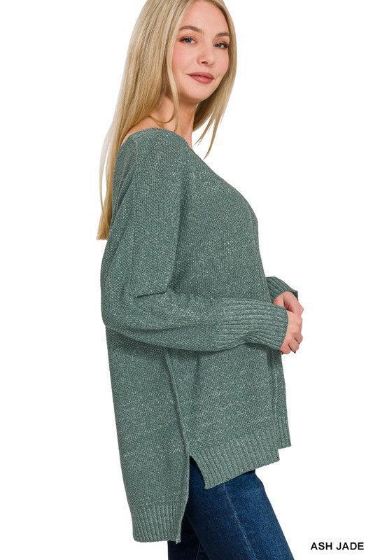Centered Pullover - Ash Jade Product Image