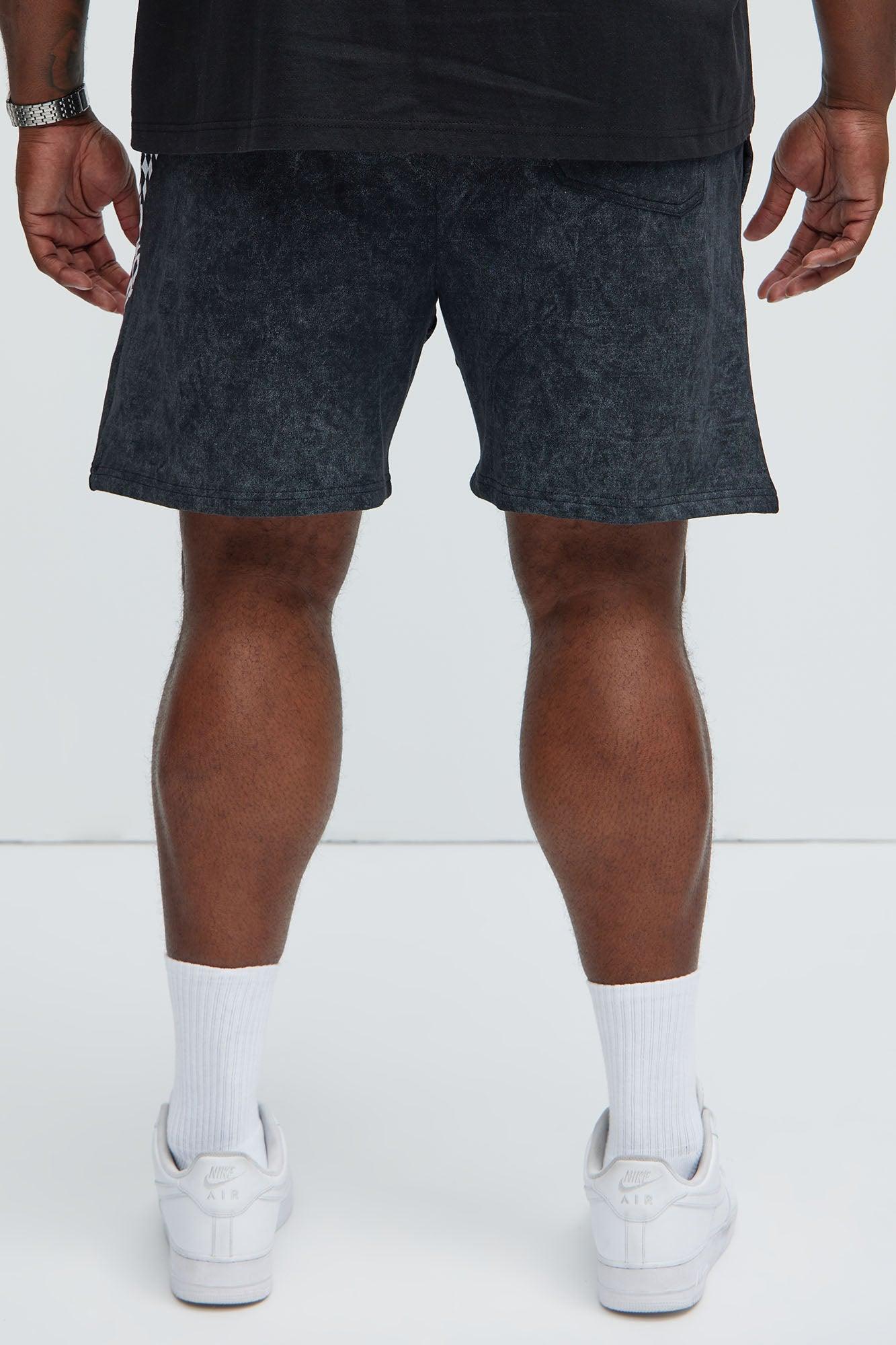 Dodge Hellcat Vintage Wash Shorts - Black Product Image