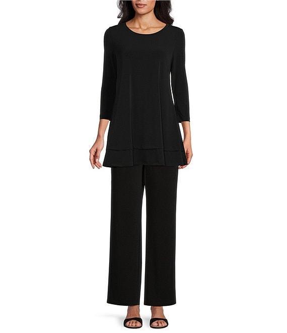 IC Collection High Rise Wide Leg Pants Product Image