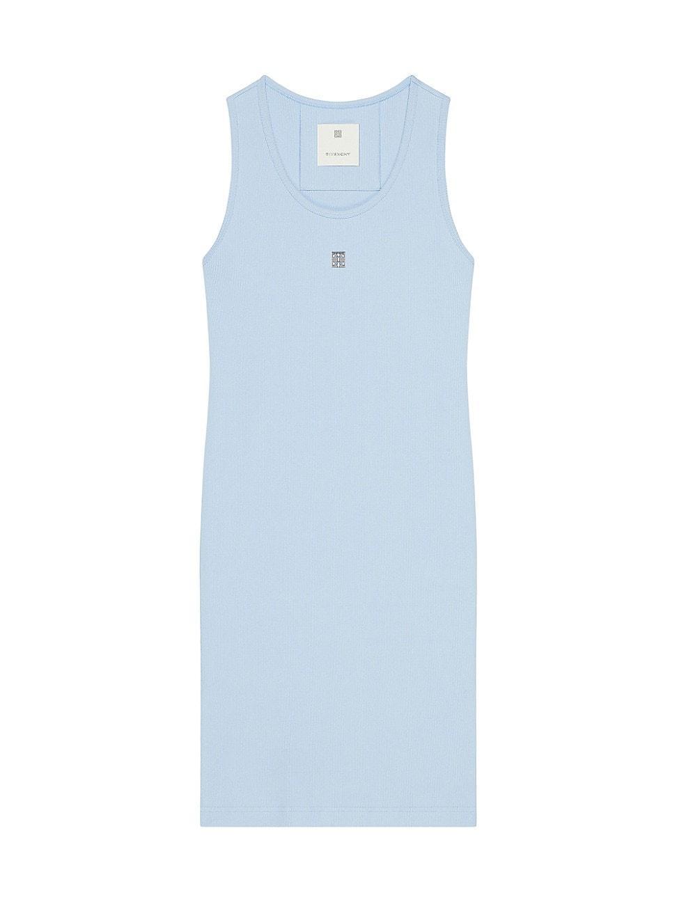 Womens Tank Dress in Cotton with 4G Detail Product Image