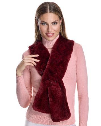 Knitted Rex Rabbit Scarf Product Image
