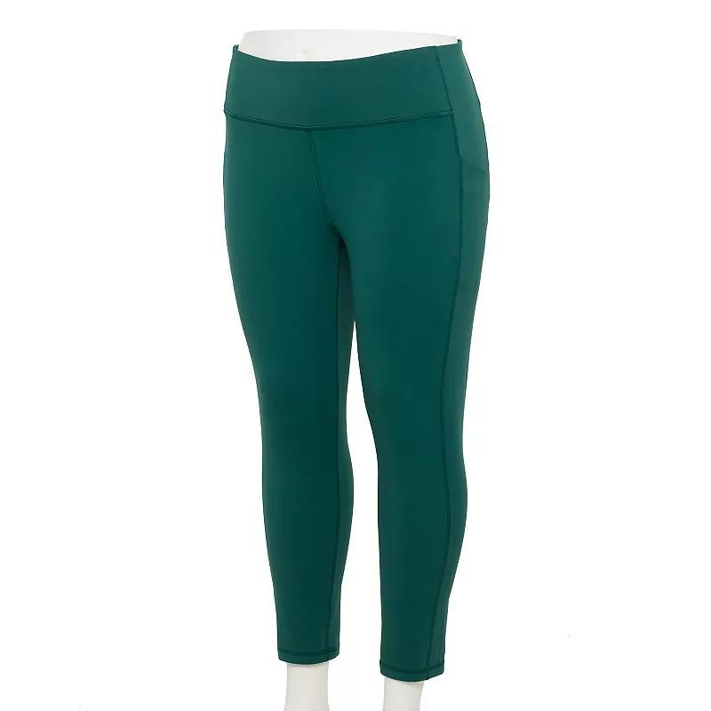 Plus Size Tek Gear Adaptive Ultrastretch High-Rise 7/8th Leggings, Womens Maiti Pink Product Image
