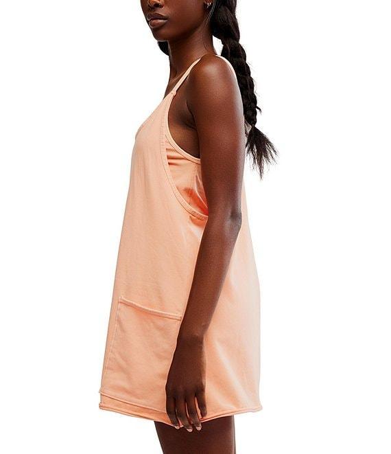FP Movement Hot Shot V-Neck Sleeveless Patch Pocket Mini Dress Product Image