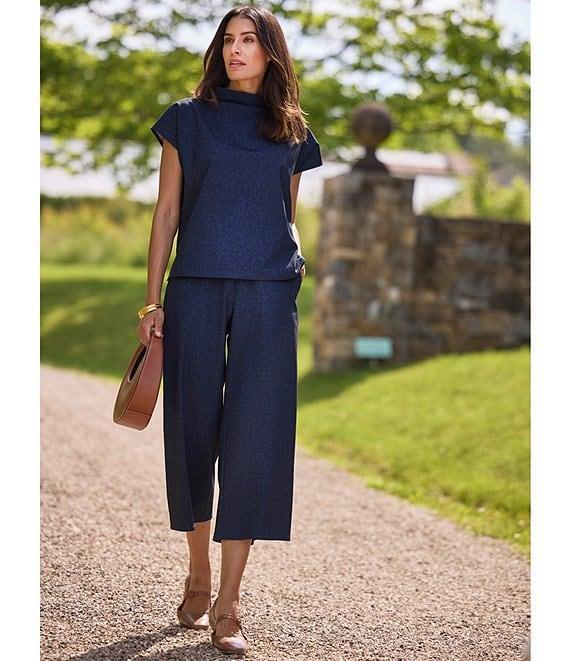 Jude Connally Tillie Stretch Jude Cloth Wrinkle-Free And Easy Care Stretch Knit Funnel Neck Cap Sleeve Top Product Image