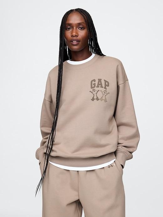 Gap × Disney Oversized Logo Sweatshirt Product Image