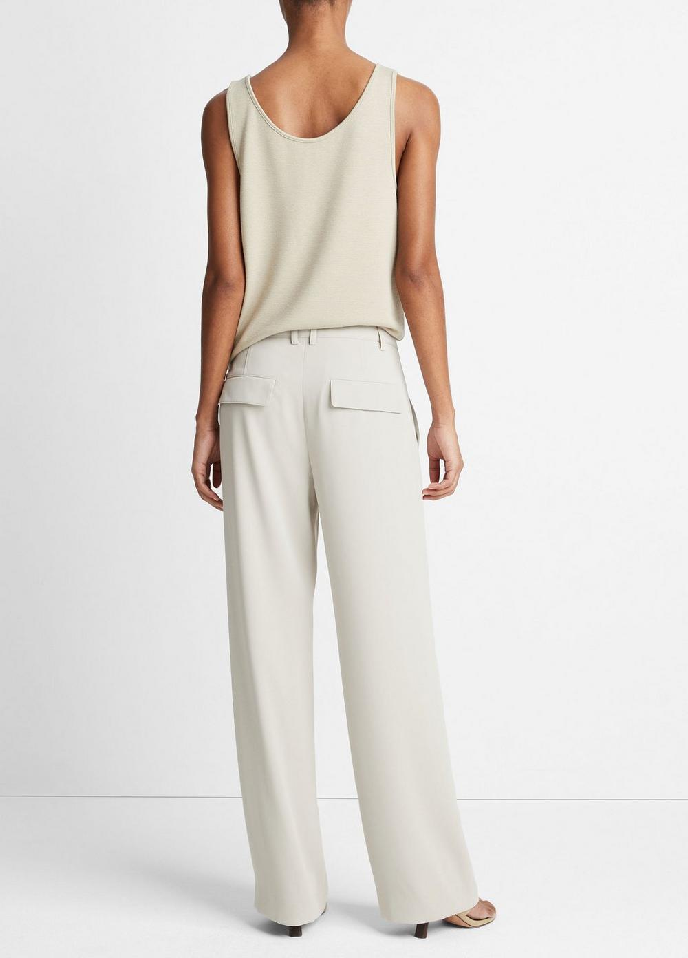 Womens Crepe Wide-Leg Utility Pant, Sepia, Size 12 Vince Product Image