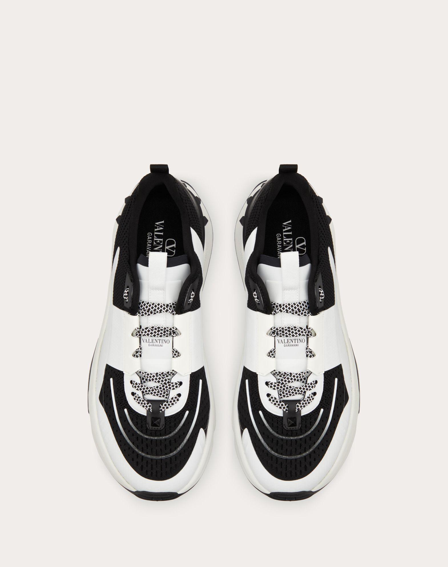 True Act Low Top Sneaker In Mesh And Rubberized Fabric Product Image