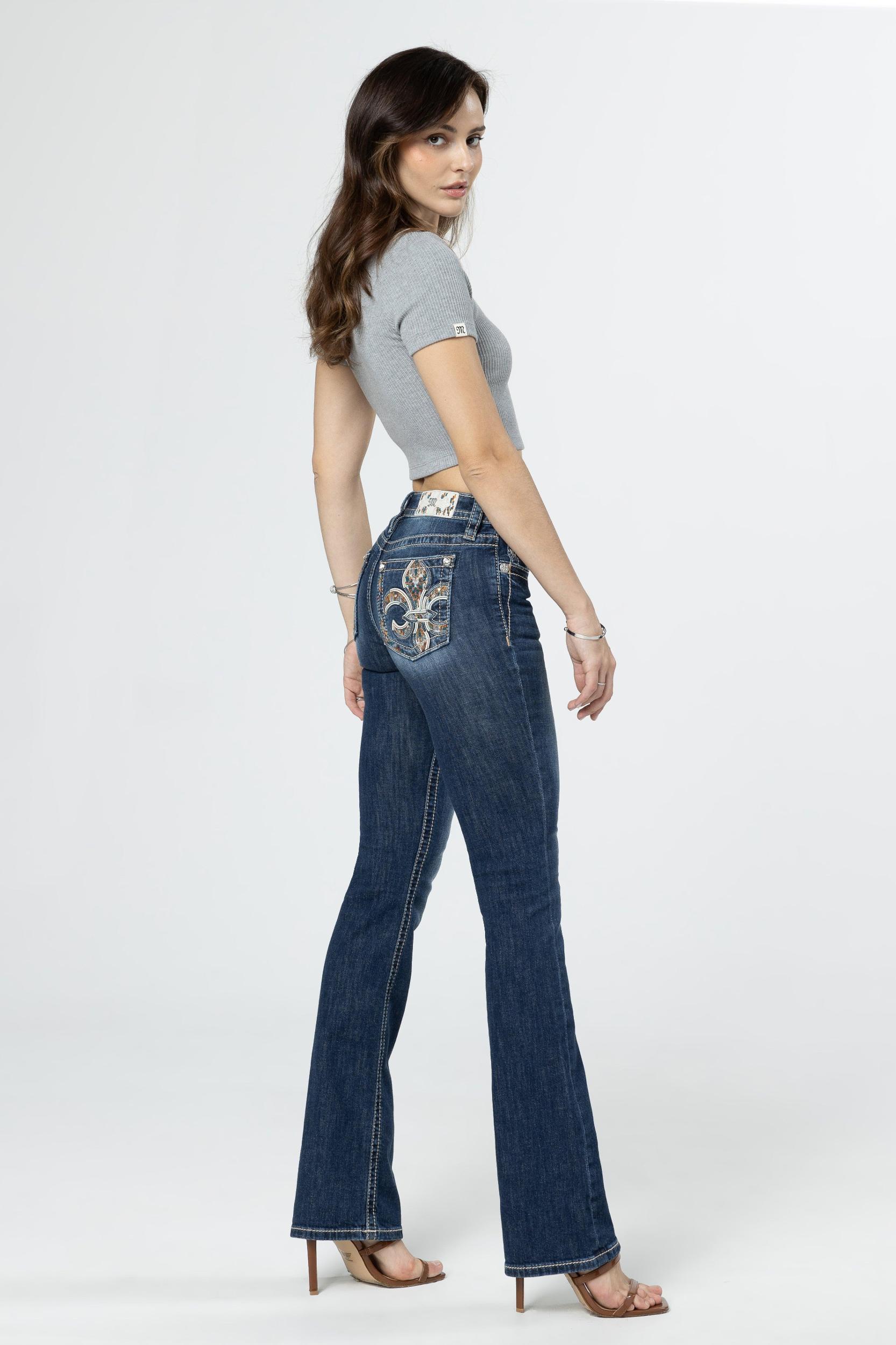Autumn Mosaic Fleur Bootcut Jeans Product Image