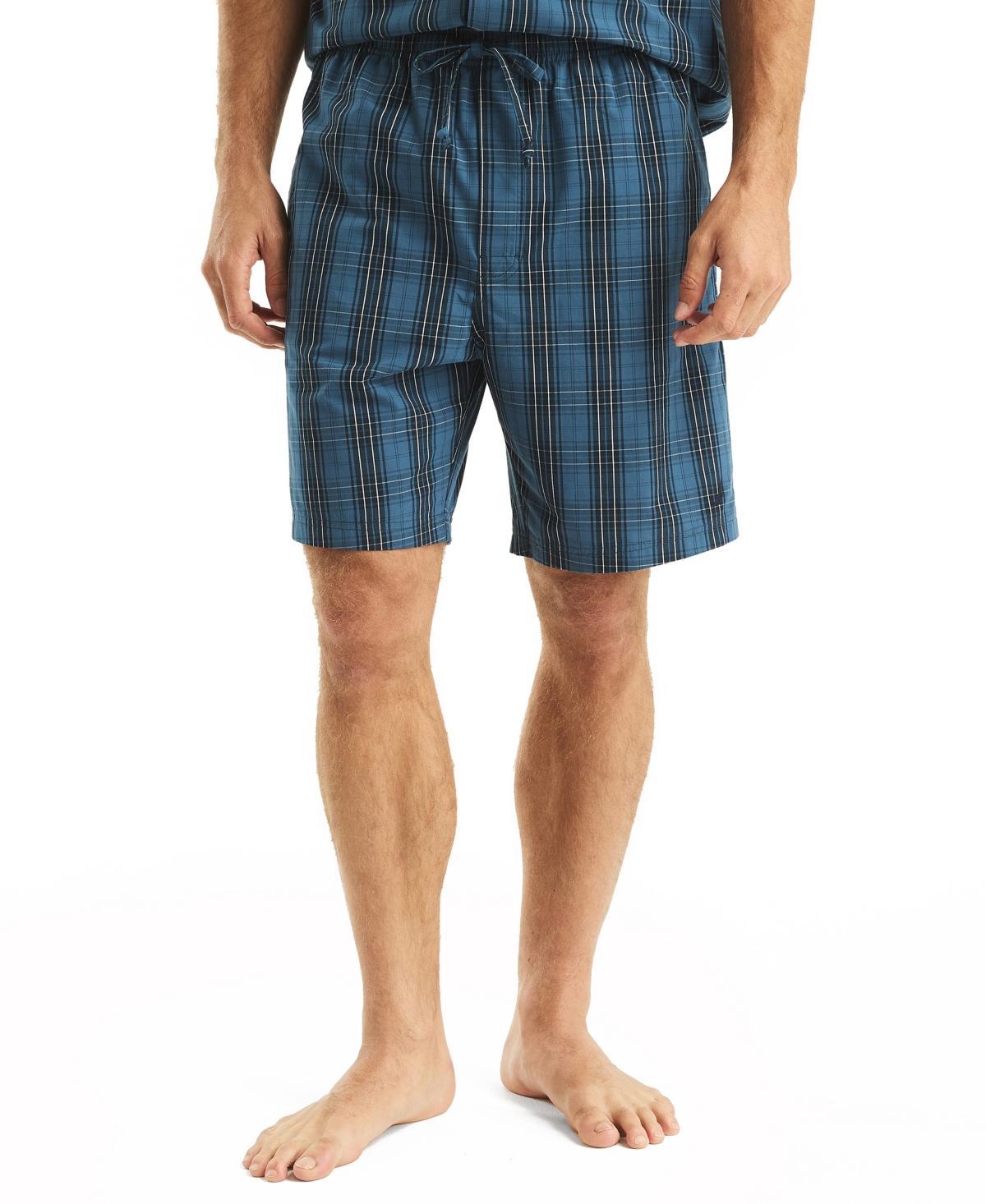 Nautica Mens Crafted Plaid Poplin Sleep Short Product Image