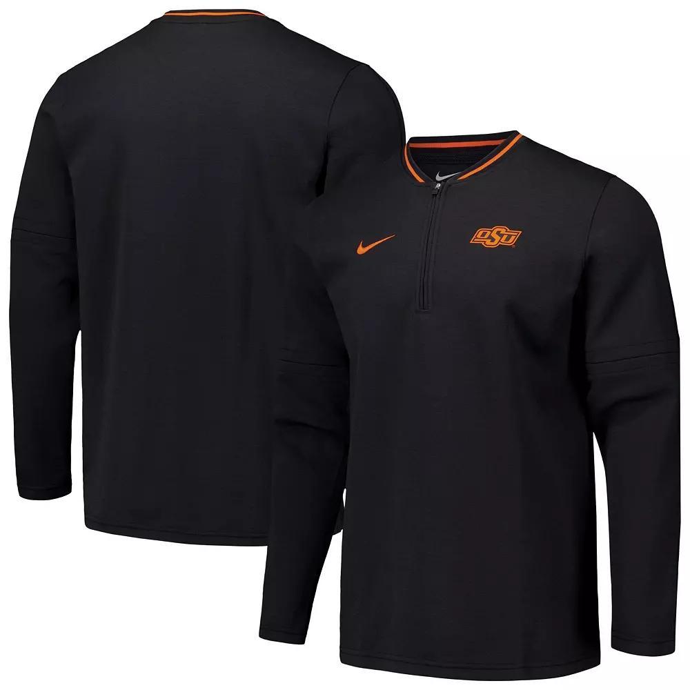 Men's Nike Black Oklahoma State Cowboys Coaches Quarter-Zip Jacket, Size: XL Product Image