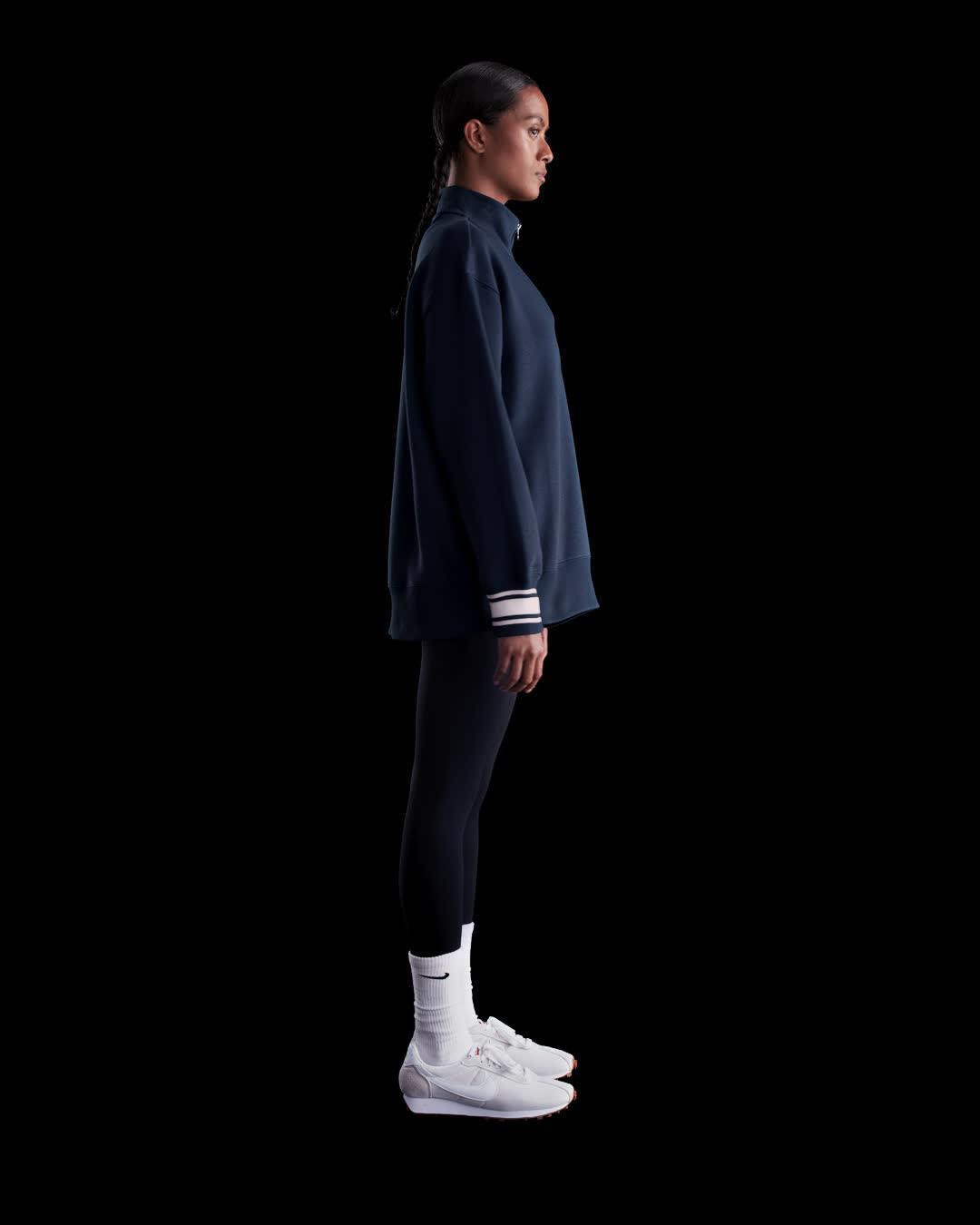 Women's Nike Sportswear Phoenix Fleece Oversized 1/4-Zip Long Sweatshirt Product Image