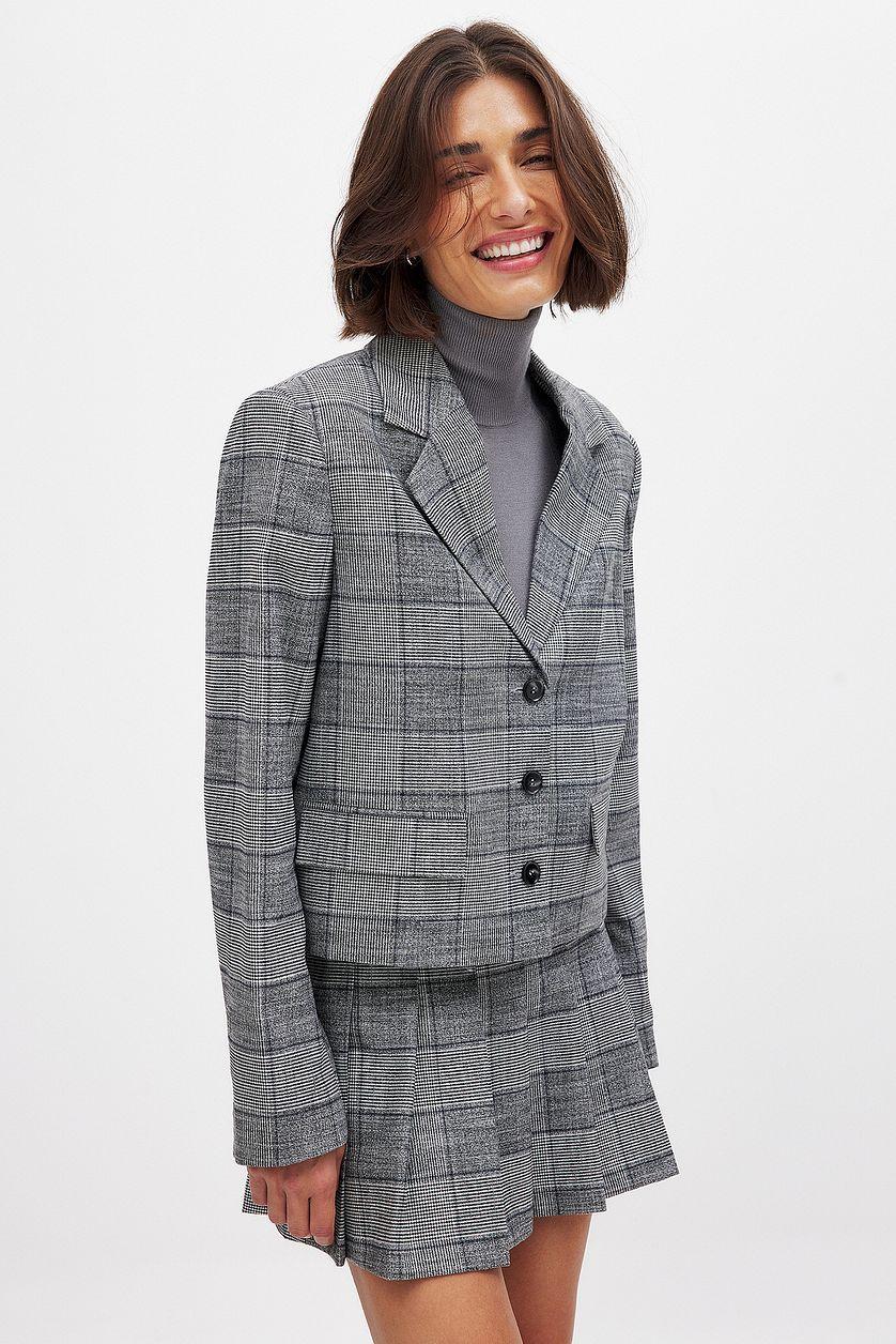 Regular Checked Blazer Product Image