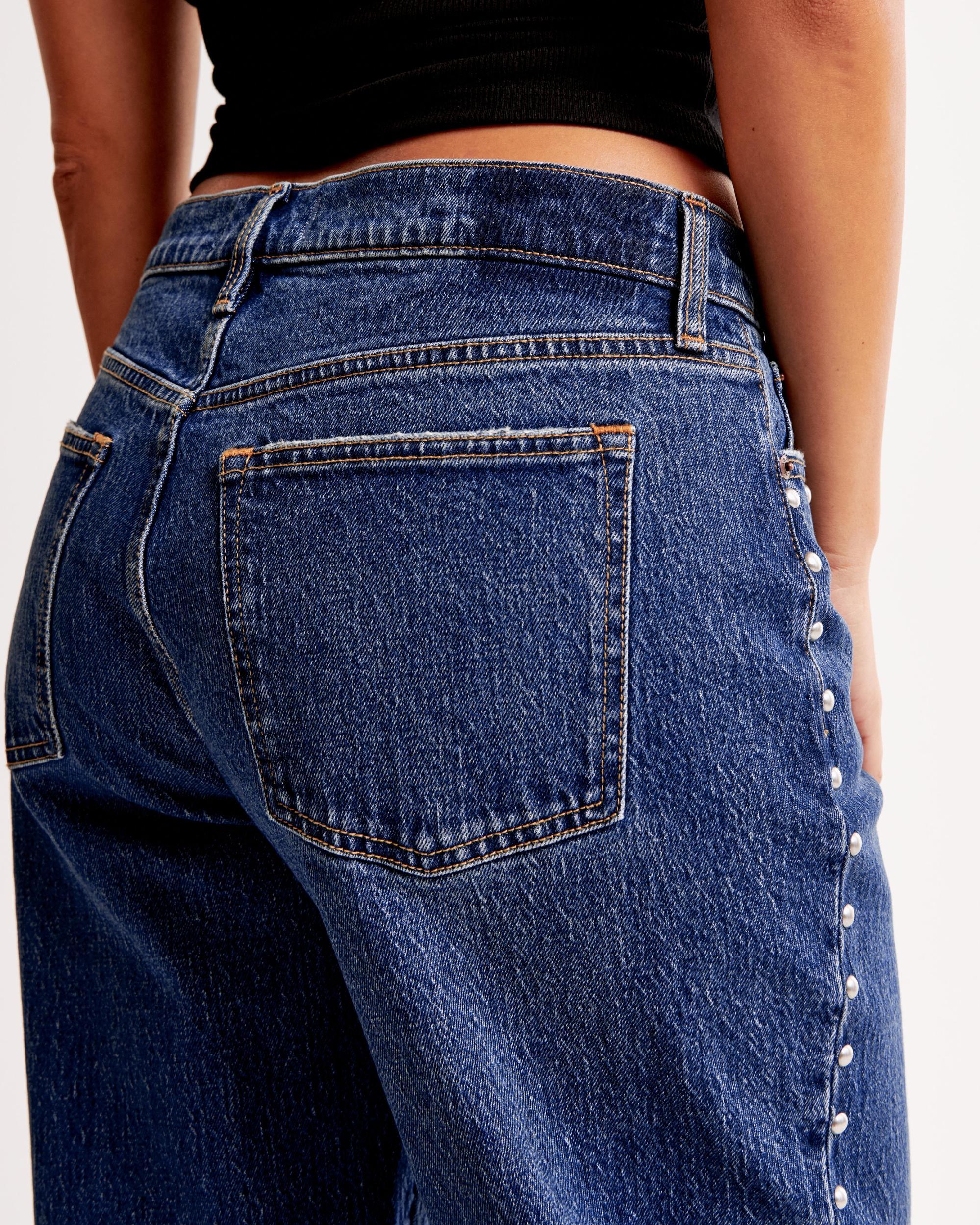 Curve Love Low Rise Baggy Jean Product Image