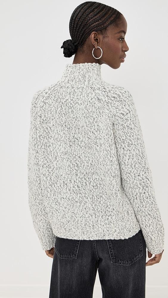 Vince Tonal Marl Textured Turtleneck | Shopbop Product Image