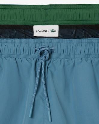 Mid Length Monochrome Swim Trunks Product Image