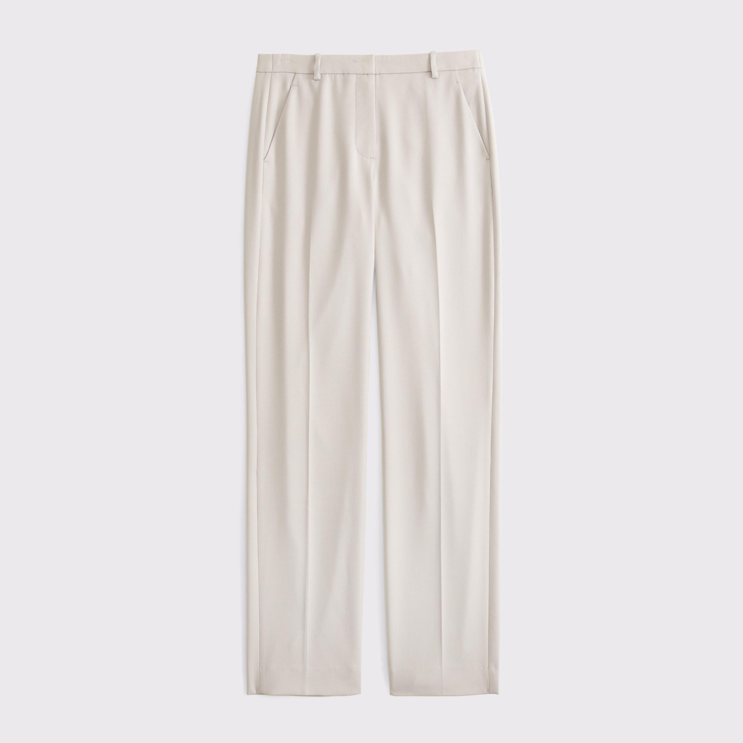 Mid Rise Tailored Straight Pant Product Image