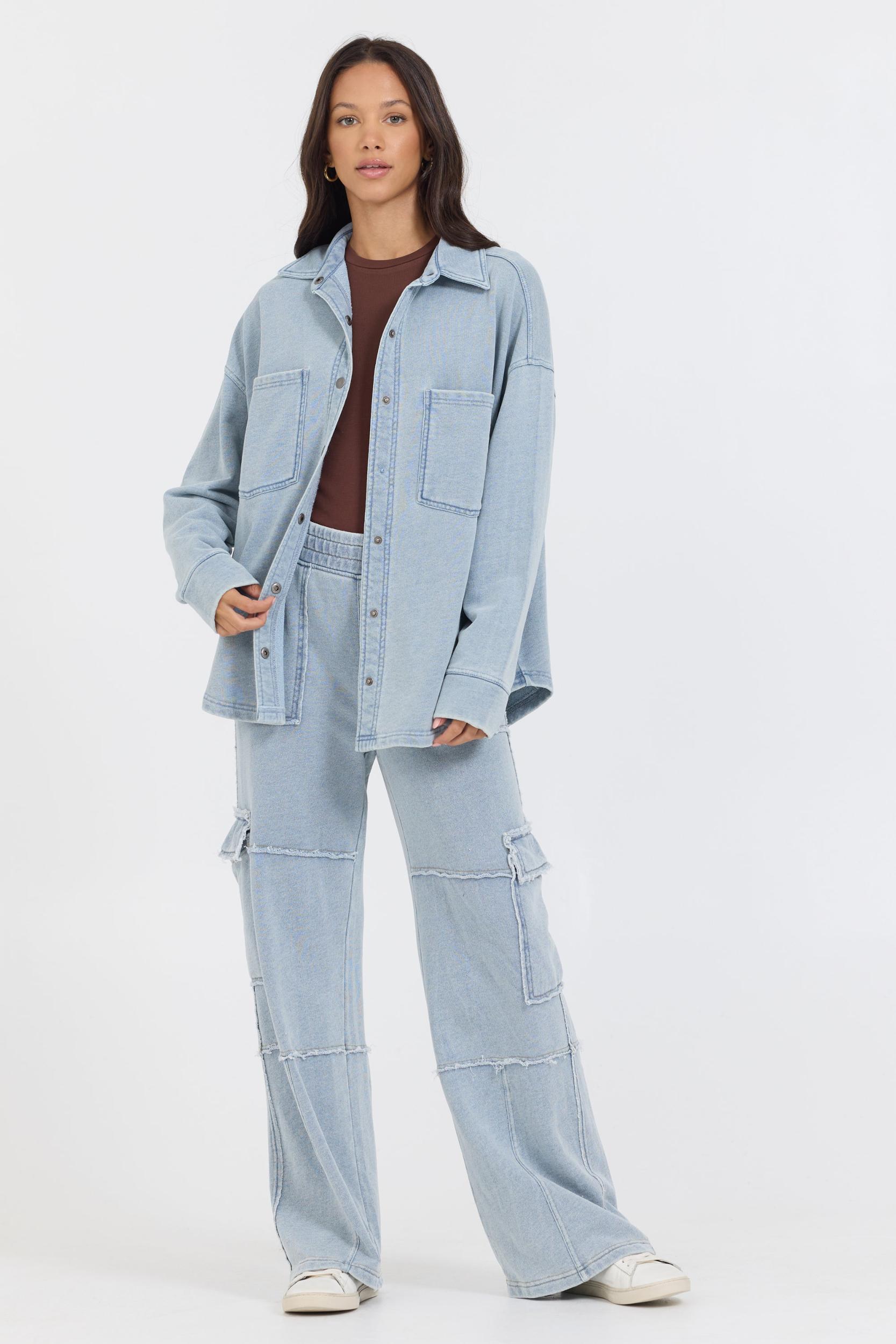 Patch Work Shacket Product Image