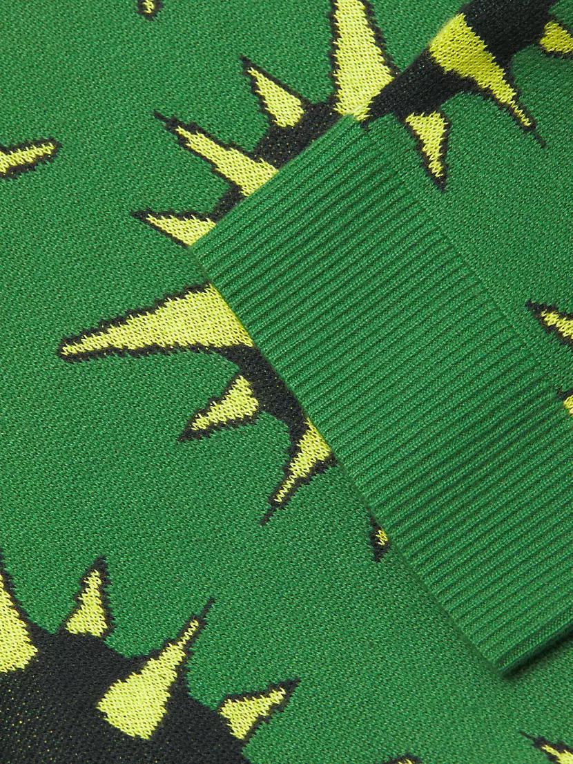 Spike Abstract Cotton-Blend Sweater Product Image
