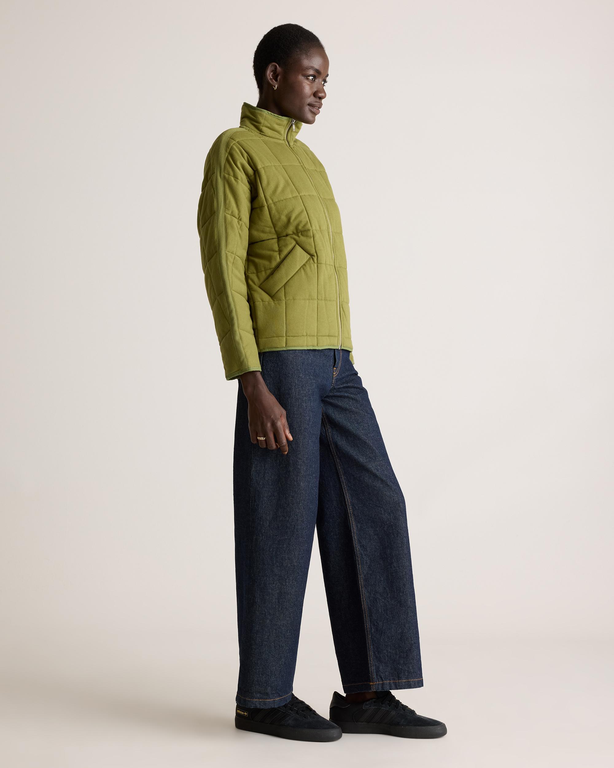 Quince | Women's Quilted Knit Jacket Organic Cotton Product Image