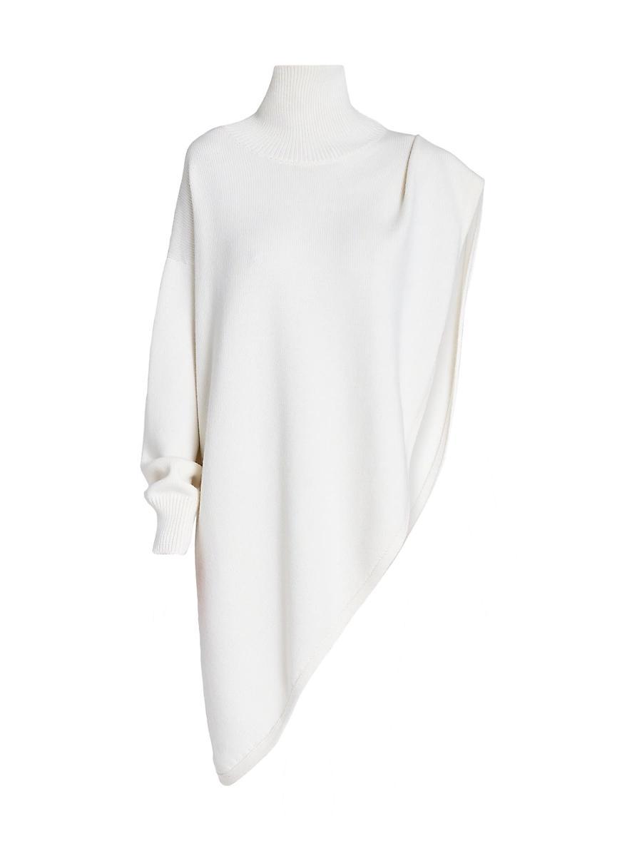 Womens Wool Asymmetric Cape Product Image