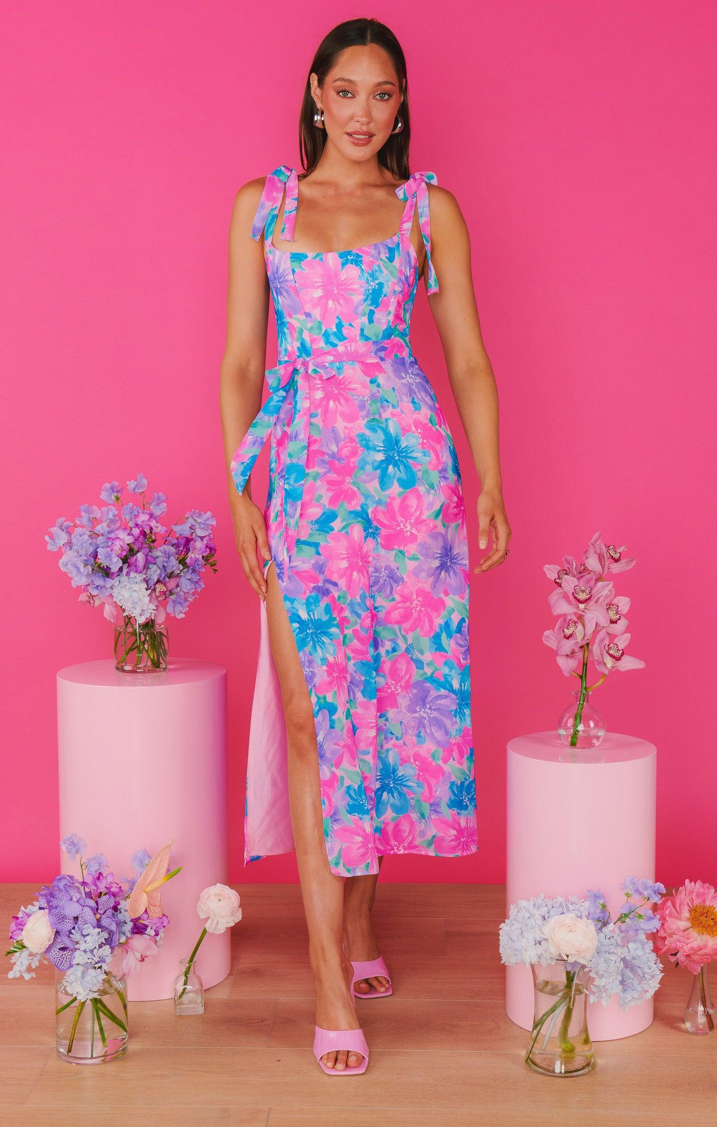 Willow Midi Dress ~ Garden Party Girly Product Image