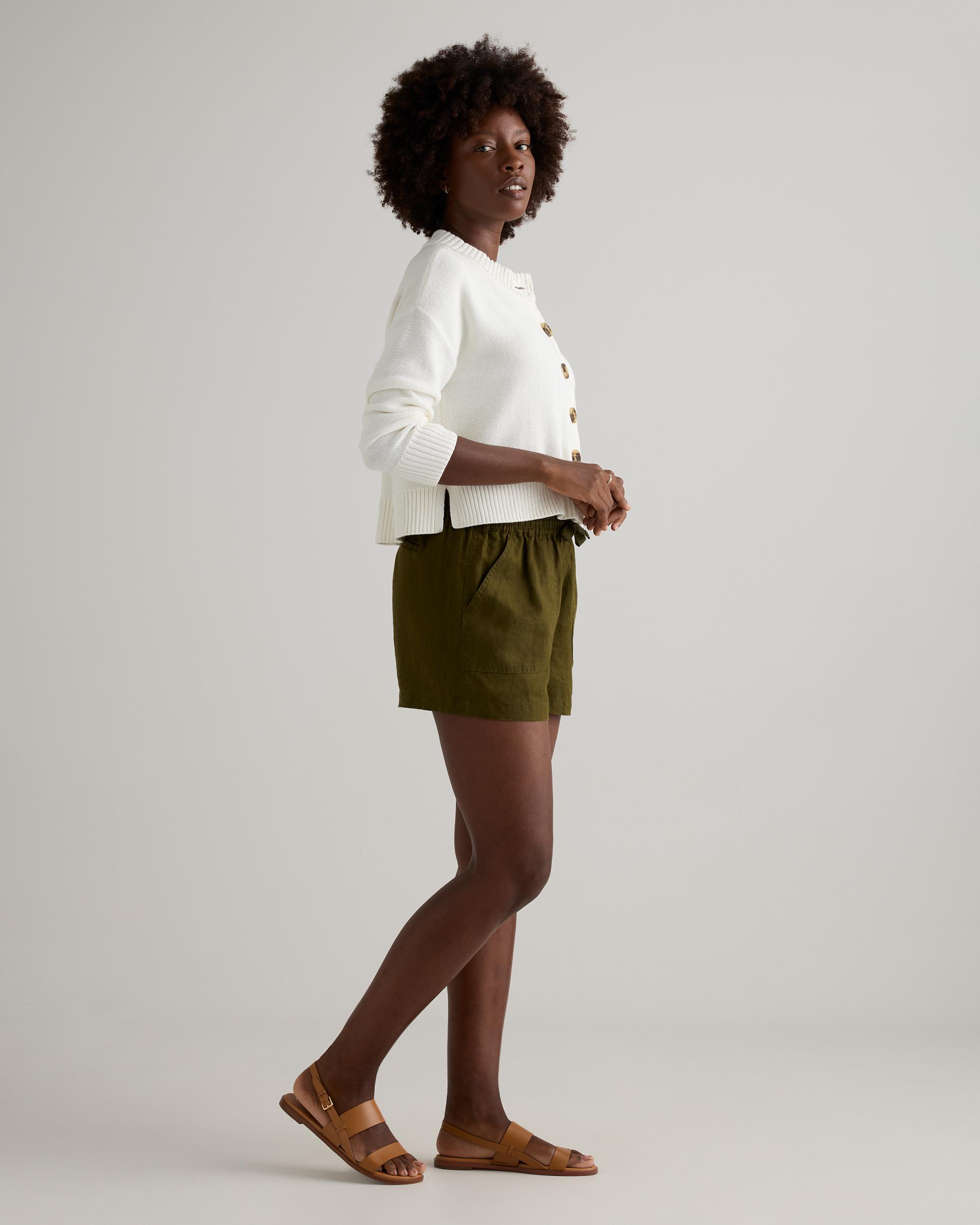 Quince | Women's 100% European Linen Shorts Size XL Product Image